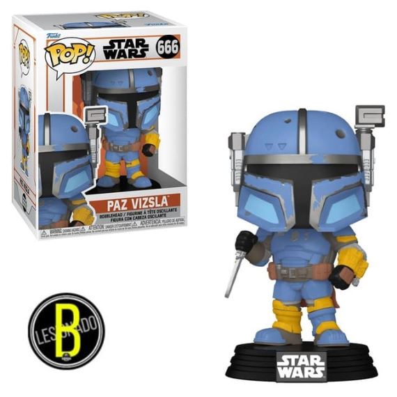 Star Wars The Mandalorian Paz Vizsla 666 Lesionados B