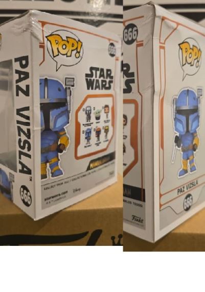 Star Wars The Mandalorian Paz Vizsla 666 Lesionados B